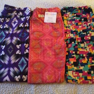 Bundle of LuLaRoe Leggings TC